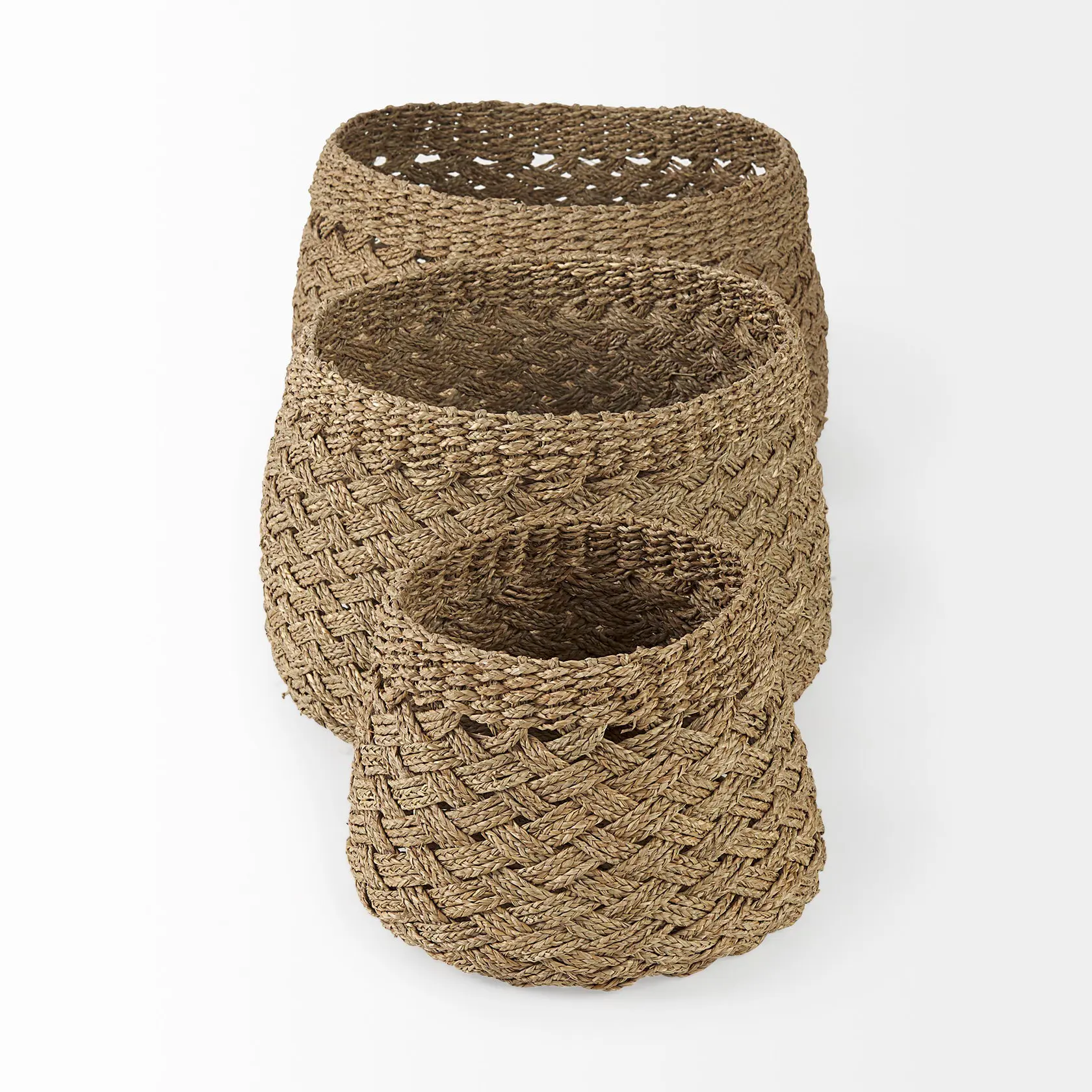Decorative basket for room, Multi-purpose storage basket, home organization accessory, highly aesthetic, wholesale available. 1