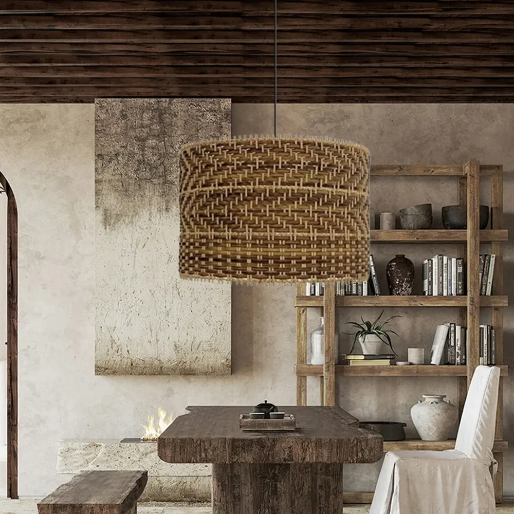 Dining Room Rattan Pendant Light Fixtures Lamps made from handmade materials, home decoration accessories, wholesale. 2