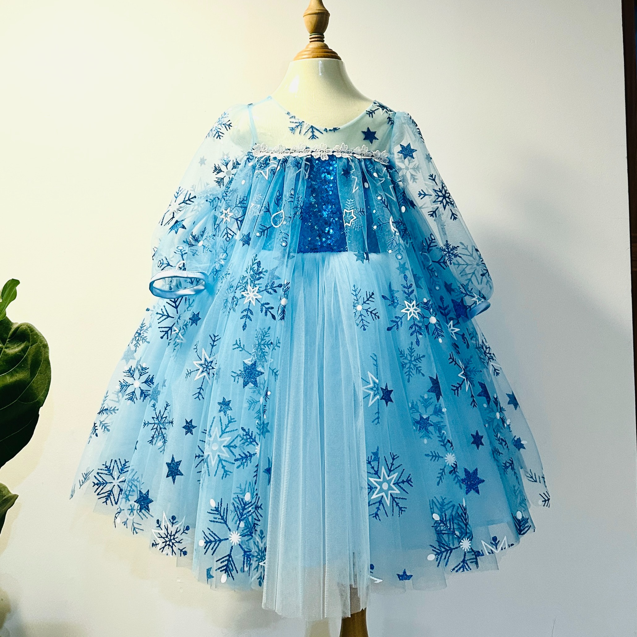 Disney Dress Elsa Long Sleeve Dress Girl's Clothing Girls Dresses Princess High Quality Factory Price OEM ODM Service Made In Vietnam 2