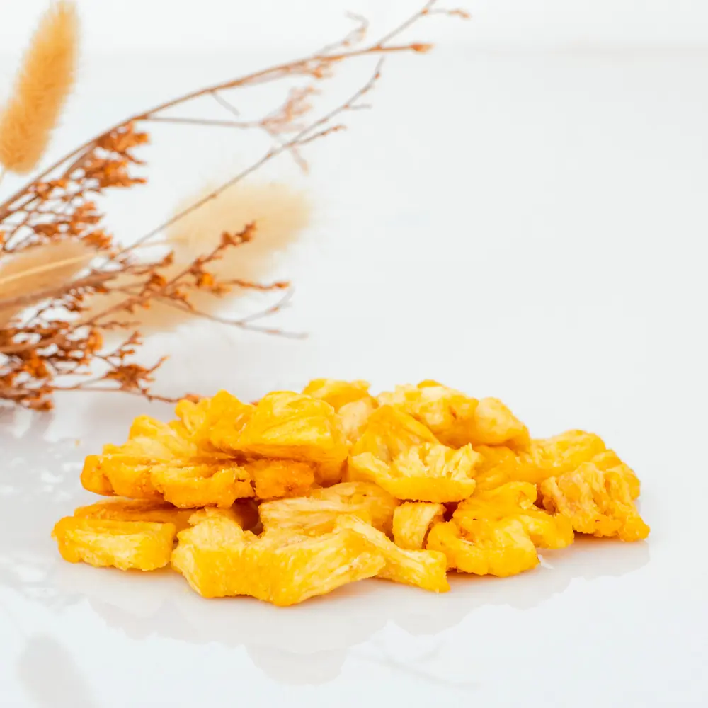 Organic Dried Pineapple Natural No Preservatives OEM Sweet Made From Fresh Pineapple 7