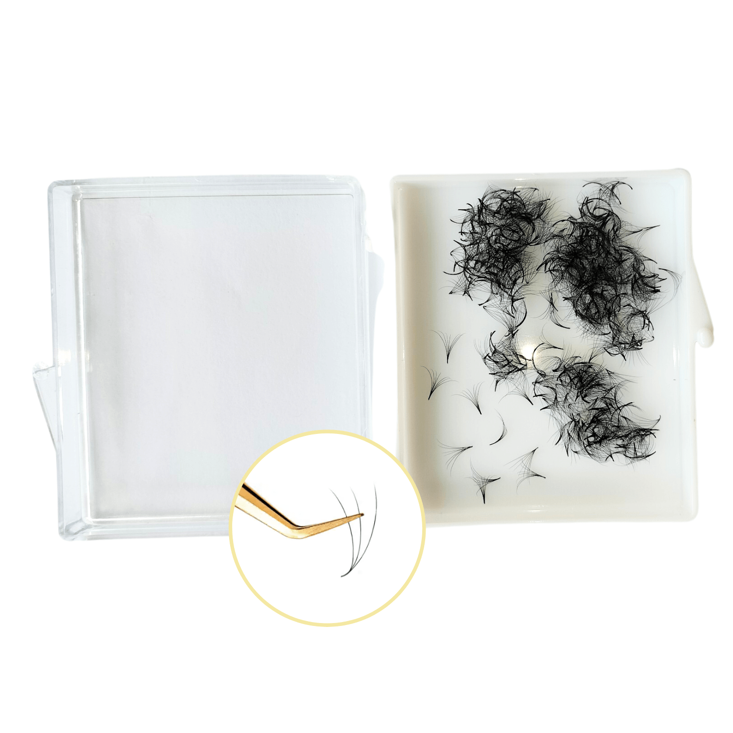 OEM Fur Craft Style From Vietnam Selling Fair Price 3D Premade Fan Eyelash Individual Eyelashes Tray Lash Extensions Using 4