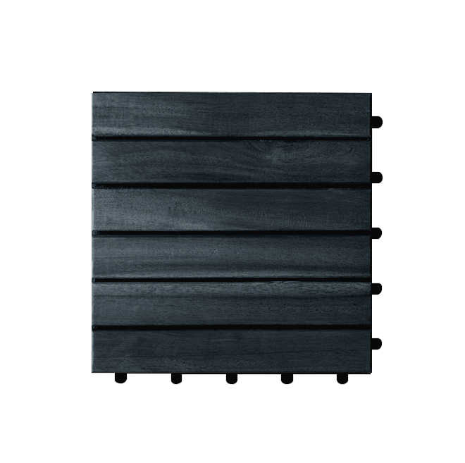 Fast Delivery Solid Wood 6 Slats Hardwood Deck Tiles For Wholesale Good Price Outdoor Packed In Carton Box Vietnam Manufacturer 1