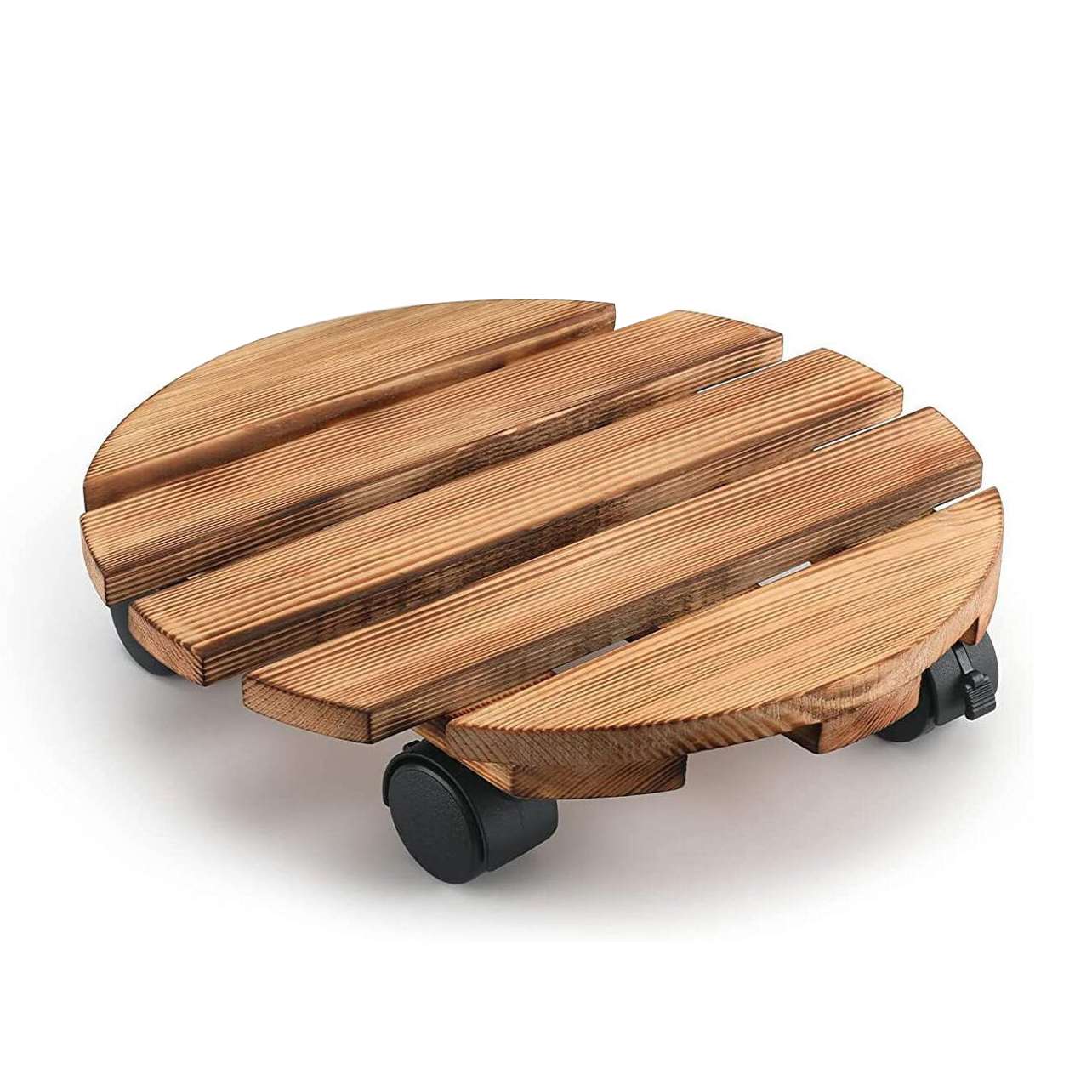 Competitive Price Round Hardwood Planter For Wholesale Fast Delivery Hard Wood Outdoor Carton Box Packaging Made In Vietnam 4