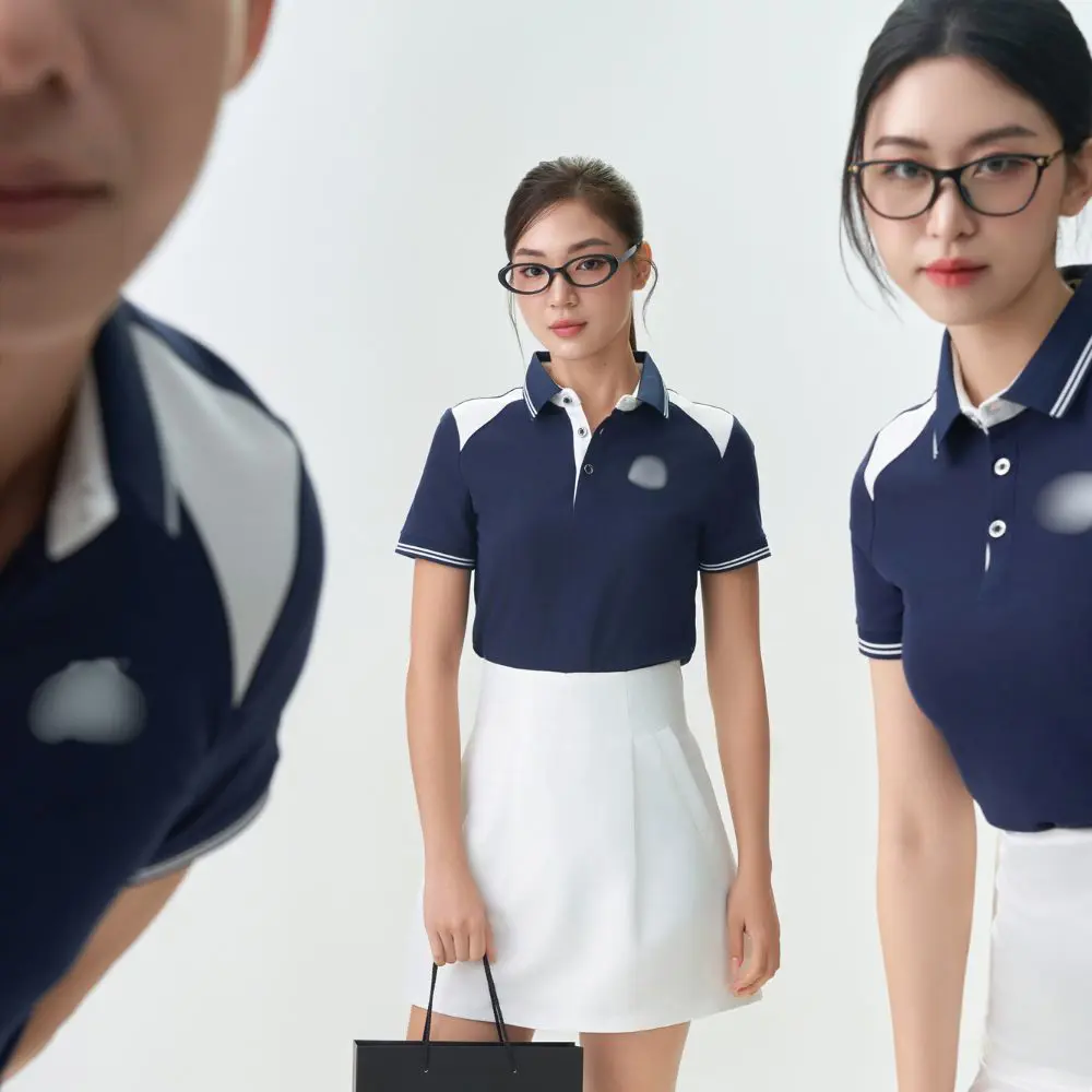 Elegant Polo Uniform Shirts Wiht Prime Cotton A Blend of Fashion, Professionalism for Businesses Seeking Stylish Custom Apparel 1