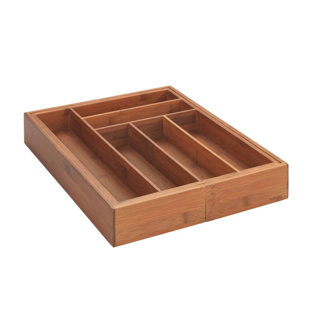Expandable Cutlery Tray Bamboo Household items made from bamboo laminated safe for health and aesthetically pleasing, wholesale. 5