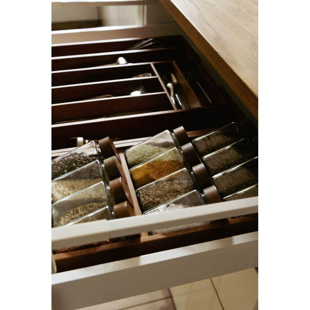 Expandable Cutlery Tray Bamboo Household items made from bamboo laminated safe for health and aesthetically pleasing, wholesale. 6