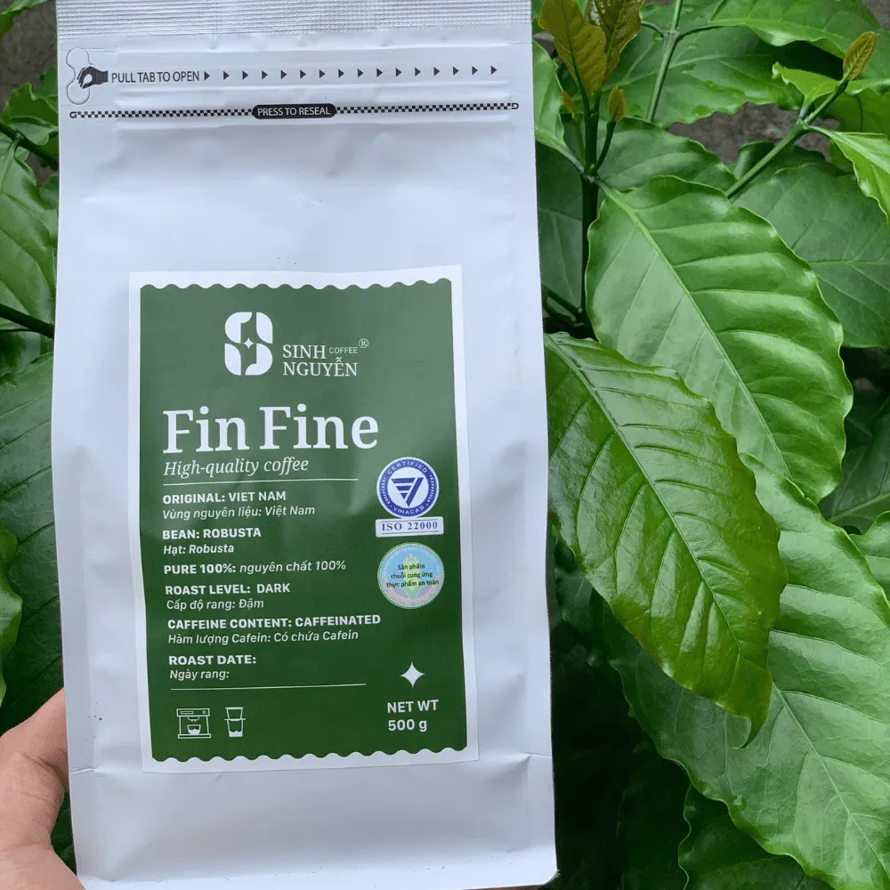 Experience the rich flavors of vietnam with Premium Vietnamese Robusta Dark Roast Coffee Beans 2