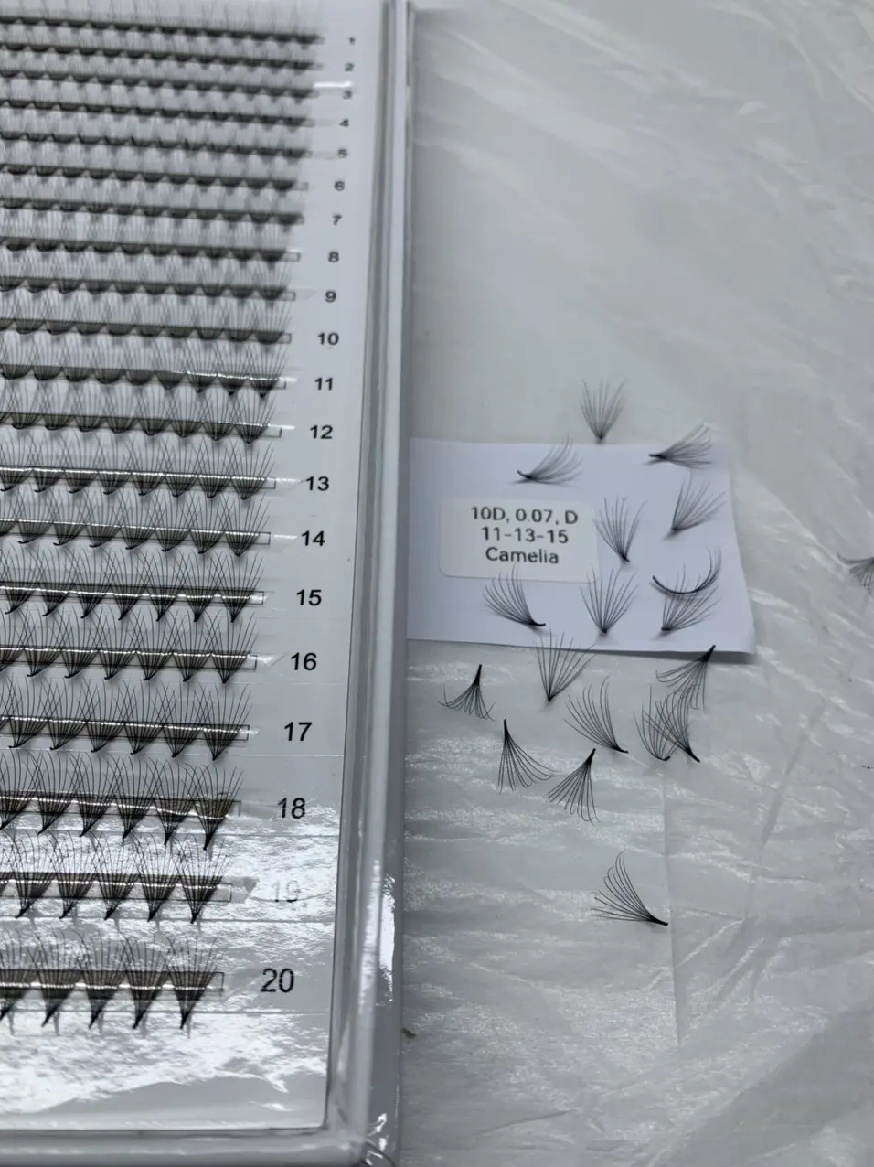Promade fans tray XL XXL from 2D to 9D mink eyelash Wholesale No Irritation using for beauty pack in tray from Vietnam 4