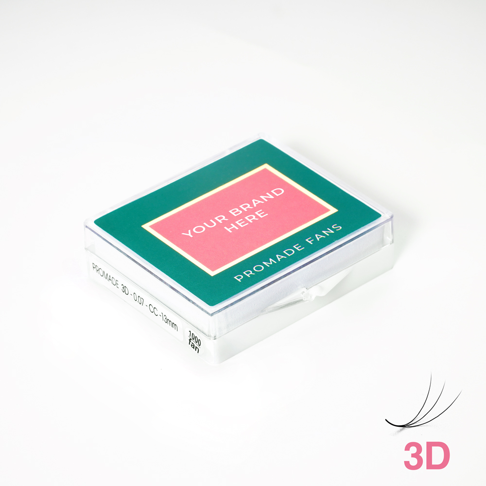 Lash Vendor 8D Promade Fans 0.05 C curl 14mm Good Price Pre-Made Black Private Labels Eyelash Fan Cheap Manufacturer Lashify 3