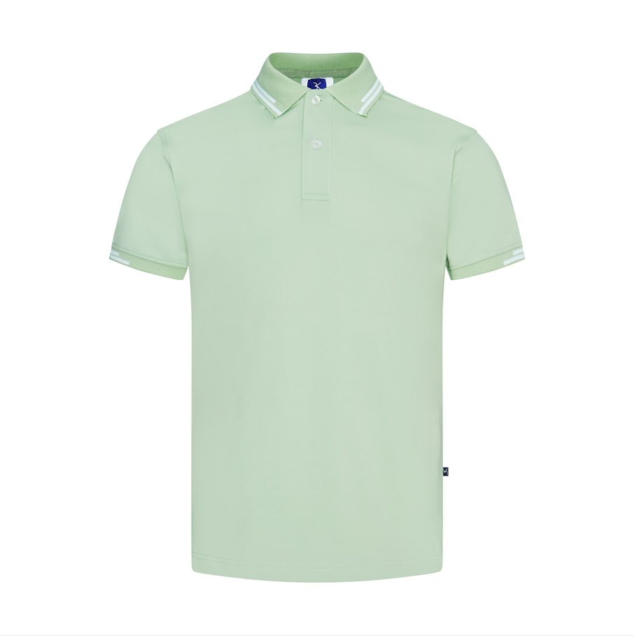 Polo Shirts For Men Polyester Spandex Regular-Fit Polo Shirt with Contrast Stripes Men Polo Shirts Fashionable Clothes For Men 4