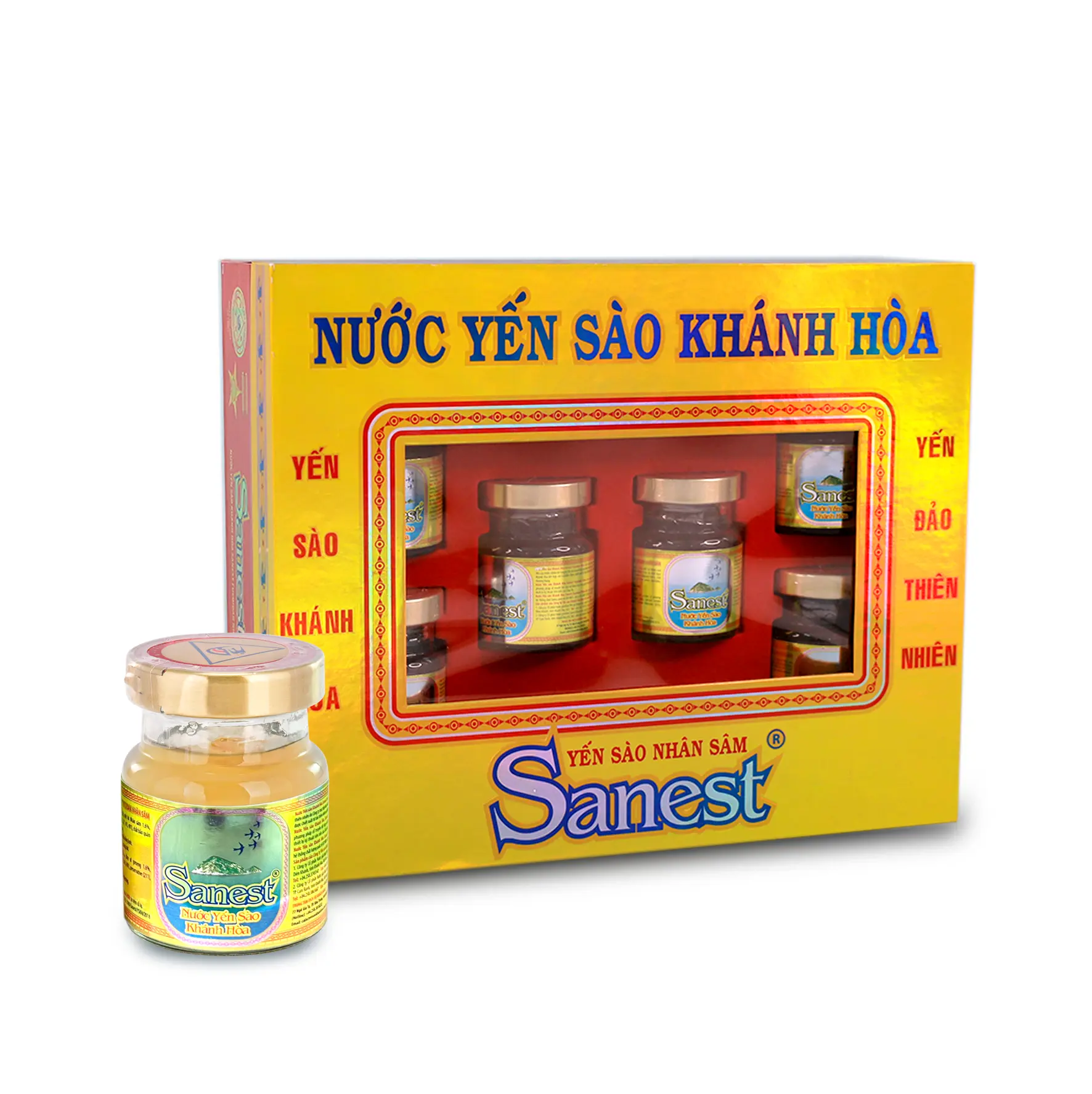 Bird's nest drink with fucoidan ginseng Good choice Nutritious using for drinking ISO packing in jar Made in Vietnam Manufacturer 6