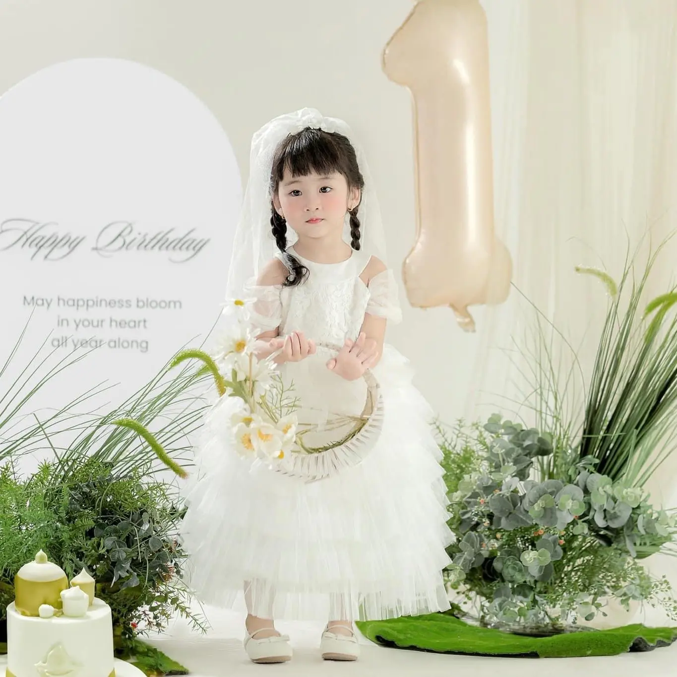 Factory Wholesale Princess Dress for Girls Baby Girl Party Dress with Long Style & Bow Decoration for Children 5