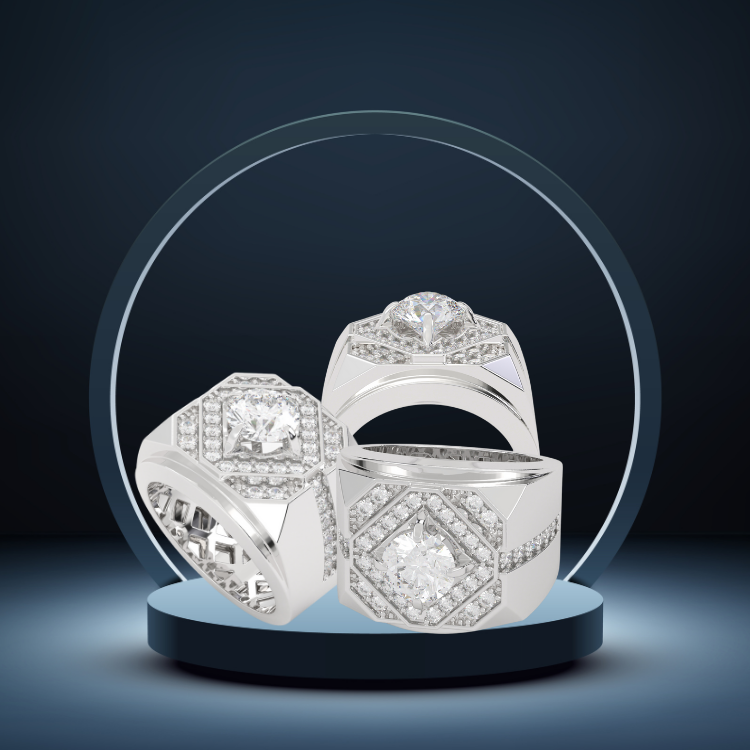 Fashion Jewelry Rings Wholesale Polished Silver Perfection For Men Ruby Customize Diamond From Vietnam Manufacturer 5