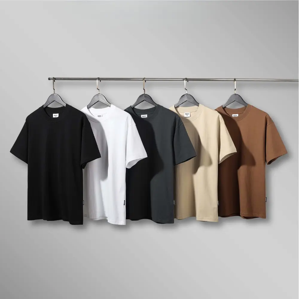Fast Delivery Wholesale Gym Clothes Men Oversized T-shirt 100% Cotton Breathable Customization OEM ODM From Vietnam Manufacturer 6