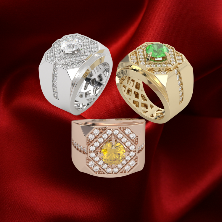 Fine Jewelry Rings Fast Delivery 925 Sterling Silver Chic Silver Band Ruby Custom Size Vietnamese Manufacturer 6