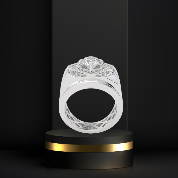 Fine Jewelry Rings Fast Delivery 925 Sterling Silver Chic Silver Band Ruby Custom Size Vietnamese Manufacturer 1