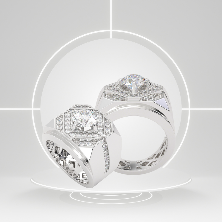 Fine Jewelry Rings High Quality Polished Silver Perfection For Men Ruby Customized Packaging Vietnam Manufacturer 5