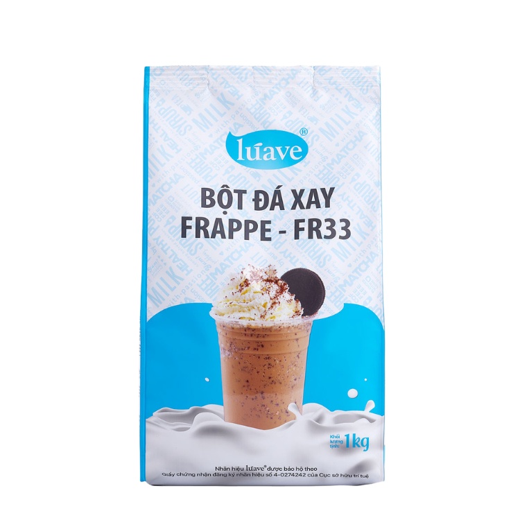 Frappe Powder FR33 For Smoothies and Ice-Blended Drinks Prevents Stratification, Rich Milk Flavor,Anti-Separation,Trans Fat Free 1