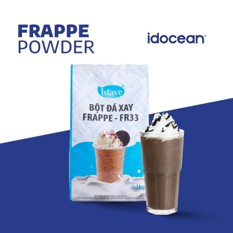 Frappe Powder FR33 For Smoothies and Ice-Blended Drinks Prevents Stratification, Rich Milk Flavor,Anti-Separation,Trans Fat Free 5