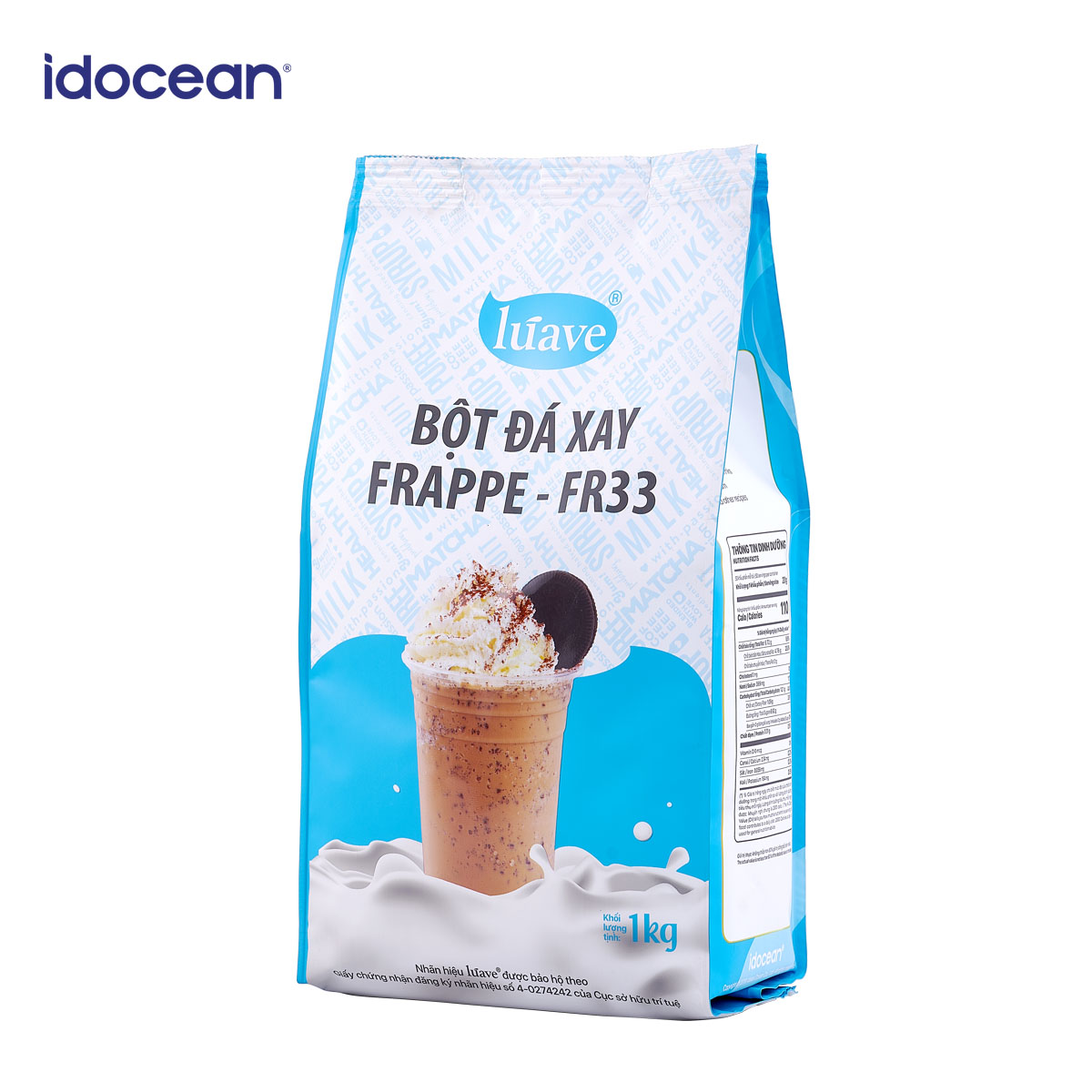 Frappe Powder FR33 For Smoothies and Ice-Blended Drinks Prevents Stratification, Rich Milk Flavor,Anti-Separation,Trans Fat Free 2