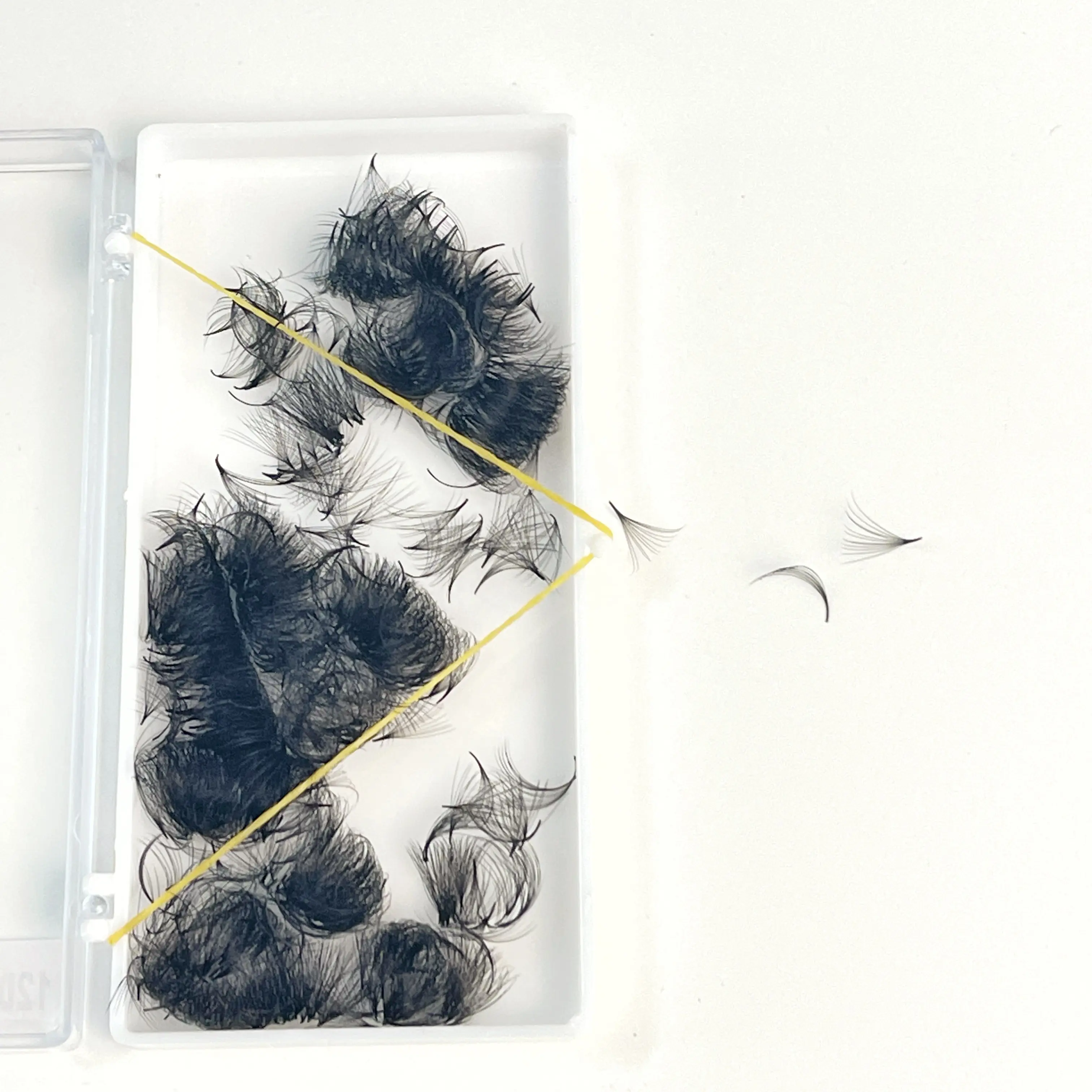 Good Choice For Beauty Salon Premade Fans Eyelashes Extensions Private Label Branding Customization Lash Extensions 0.03 0.05mm 3