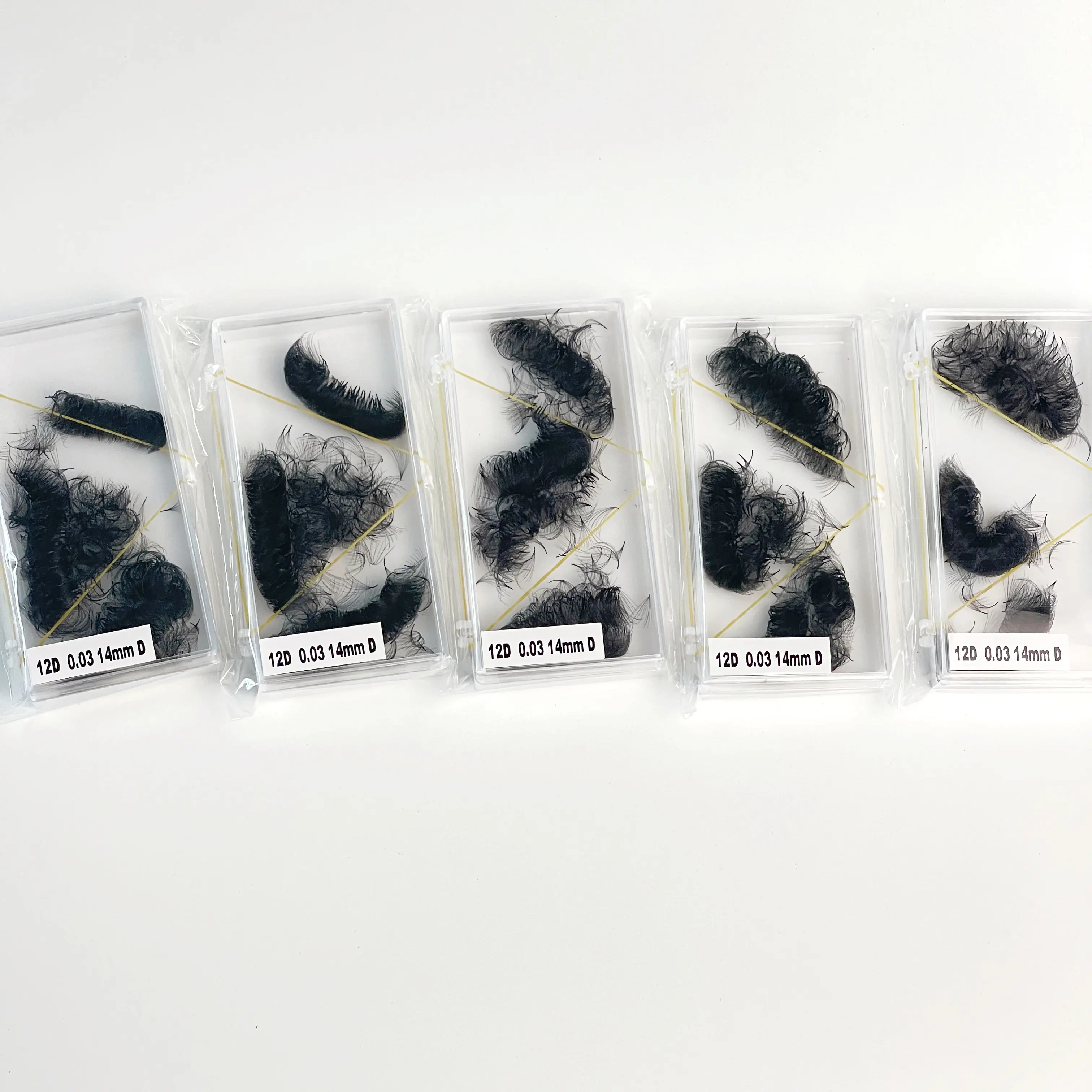 Good Choice For Beauty Salon Premade Fans Eyelashes Extensions Private Label Branding Customization Lash Extensions 0.03 0.05mm 7