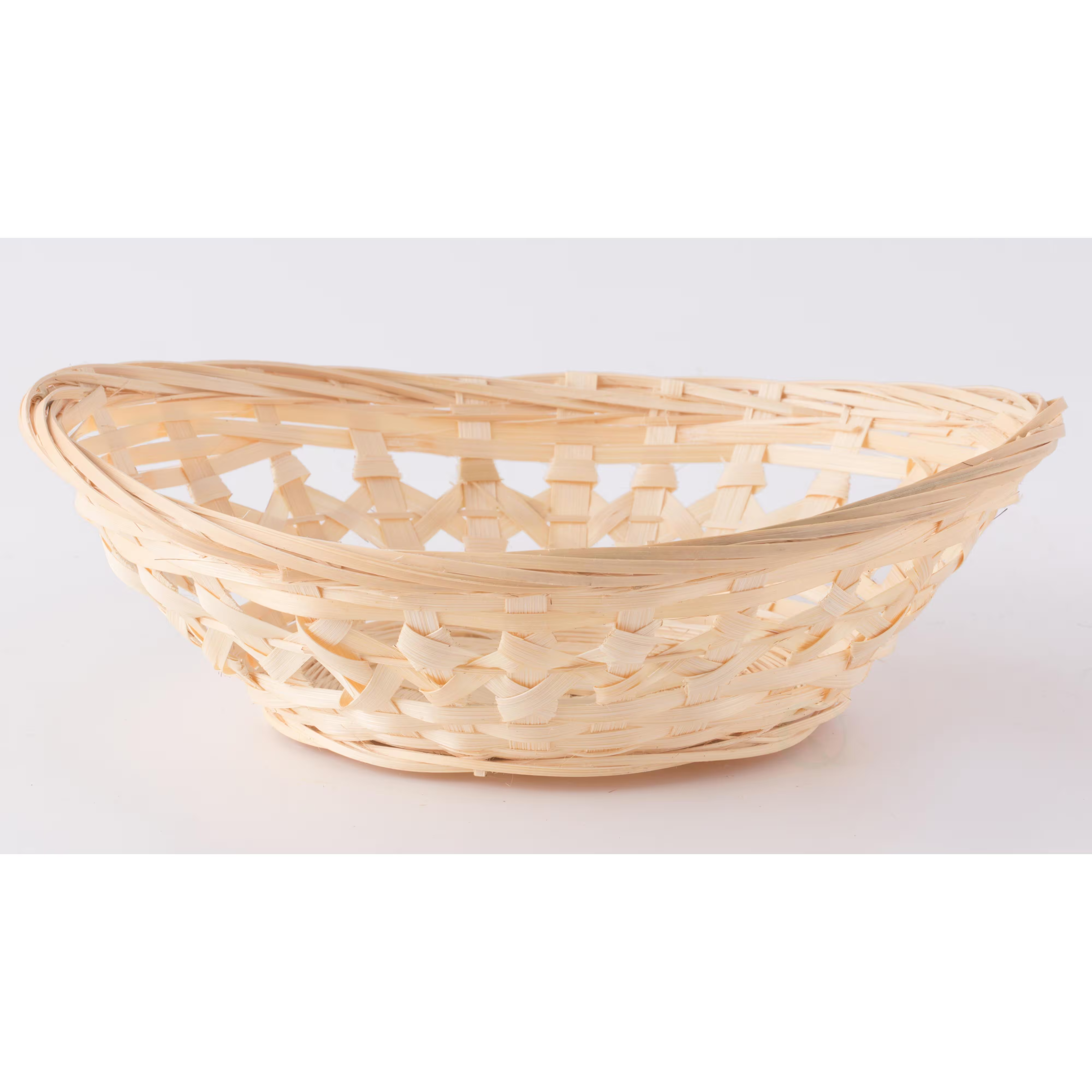 Hand woven bamboo basket, trays for holding bread and fruit, objects. Fashionable design, exquisite and durable. 3
