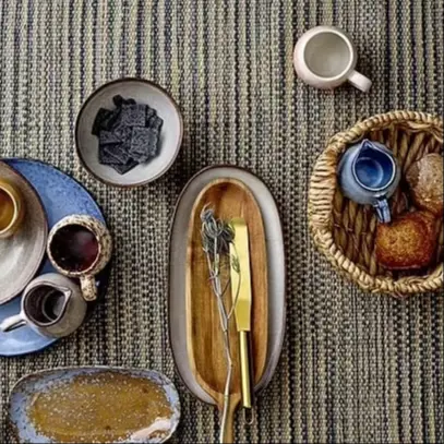 Hand woven basket rattan bamboo water hycinth seagrass basket for holding bread and fruit, objects Fashionable round 4