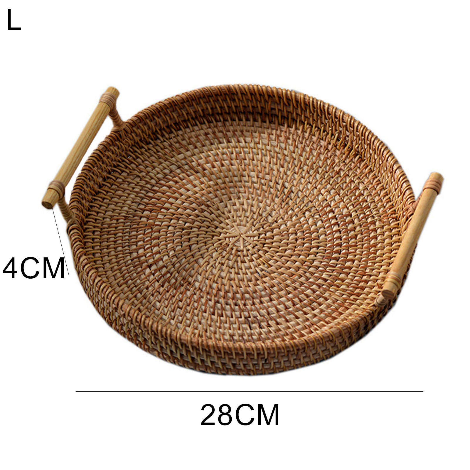 Hand woven basket rattan, bamboo, water hycinth, seagrass oval basket for holding bread and fruit, objects. Fashionable 4