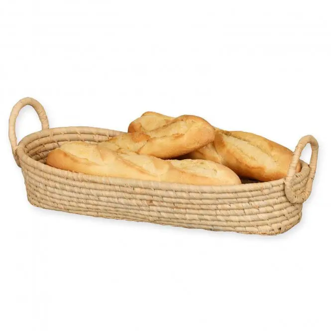 Hand-woven baskets made of rattan, bamboo, water hyacinth, seagrass for bread, fruit, fashion items, table decoration 1
