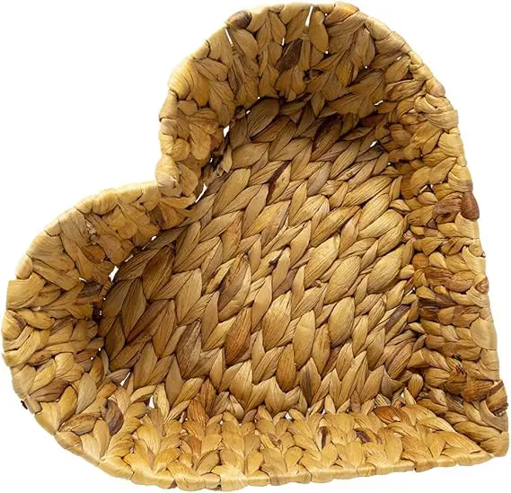 Hand-woven baskets made of rattan, bamboo, water hyacinth, seagrass for bread, fruit, fashion items, table decoration 3