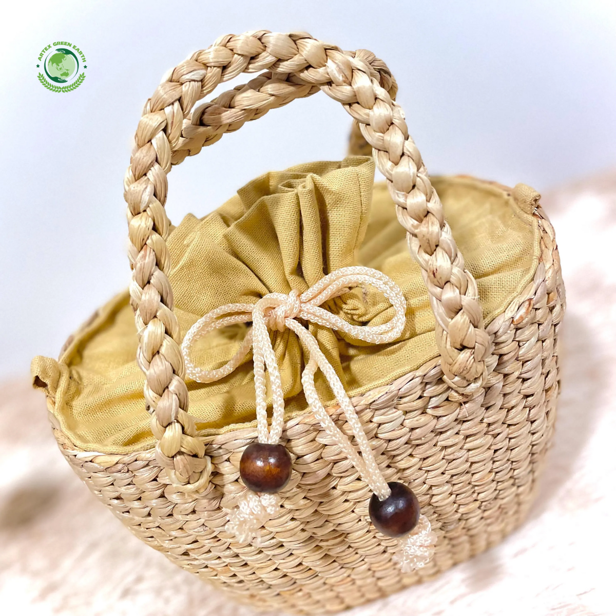 Handbags made water hyacinth, Home accessories Natural materials that are safe for health and aesthetically pleasing, wholesale. 6