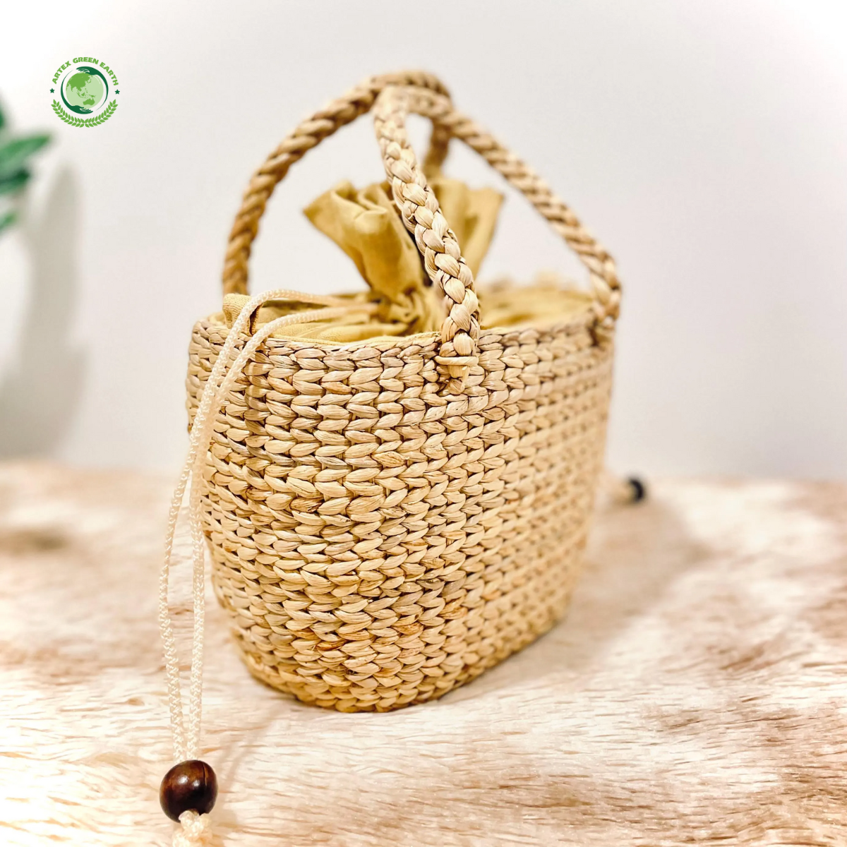 Handbags made water hyacinth, Home accessories Natural materials that are safe for health and aesthetically pleasing, wholesale. 2