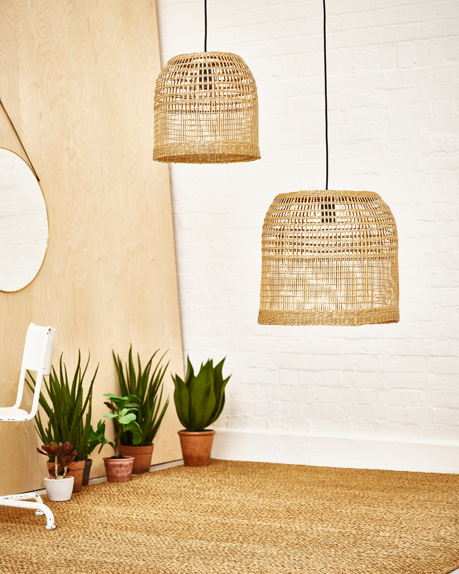 Handwoven seagrass pendant light, Lamps made from handmade materials, home decoration accessories, wholesale. 4