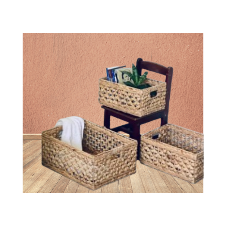 High Quality Eco-Friendly Storage Baskets Custom Size Rattan Woven Sundries Handicraft Made in Vietnam 5