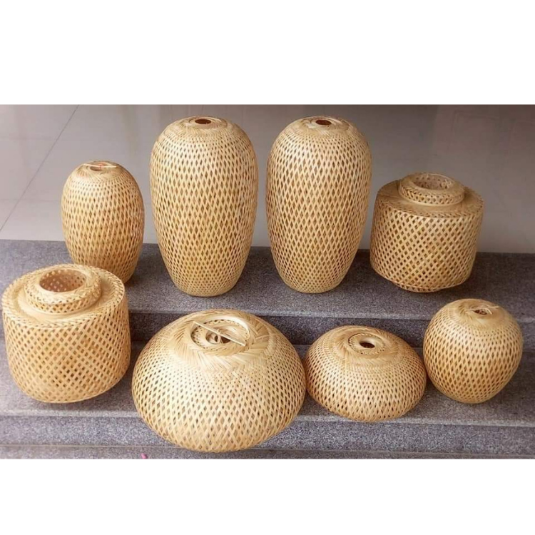 High Quality Handmade Lampshade for Home Decor Customized Color New Designs-Rattan Storage Basket Made in Vietnam 1