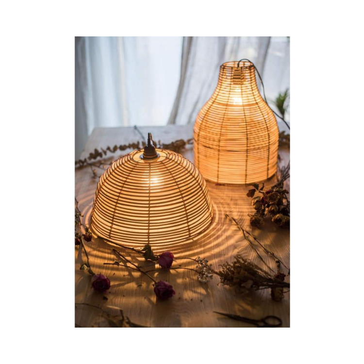 High Quality Handmade Lampshade for Home Decor Customized Color New Designs-Rattan Storage Basket Made in Vietnam 3