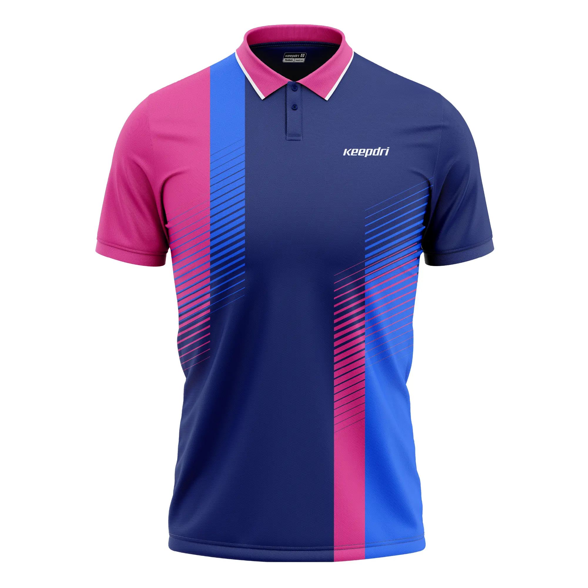 High Quality Tennis Polo Shirt Quick Dry Polyester Spandex Basic Top with Short Sleeves Fitness Sportswear OEM ODM Service 3