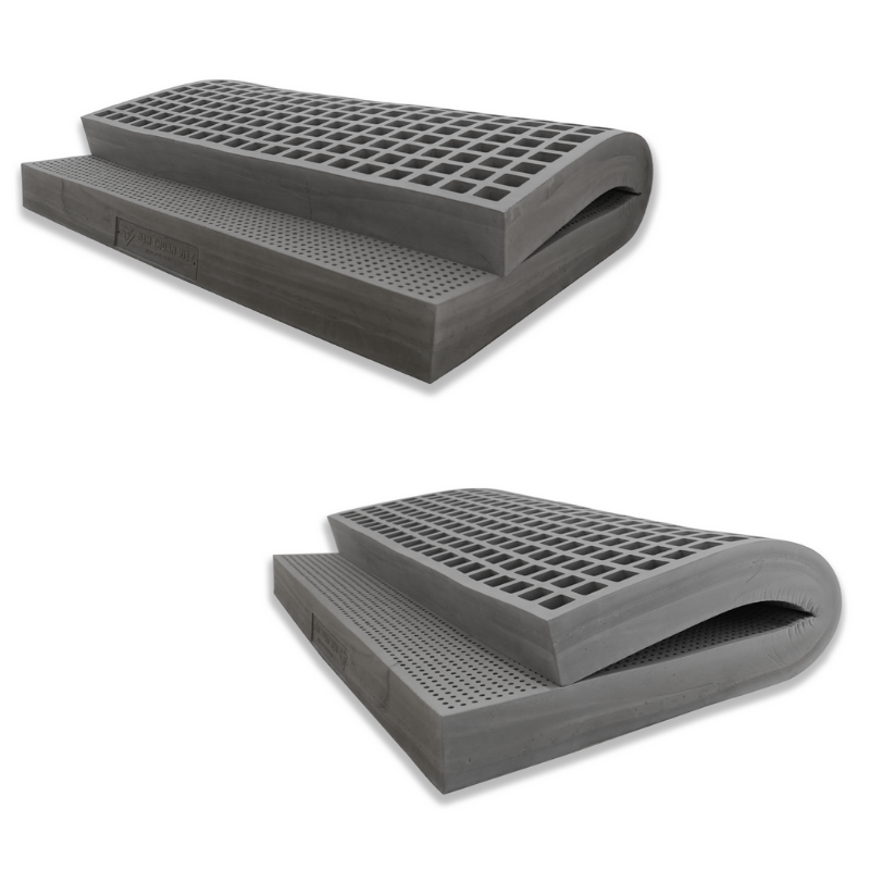 High Quality Titan Grey 180X200X10Cm Foldable Mattress Natural Latex Memory Foam From Thuan Viet for Online Order Furniture Bed 1