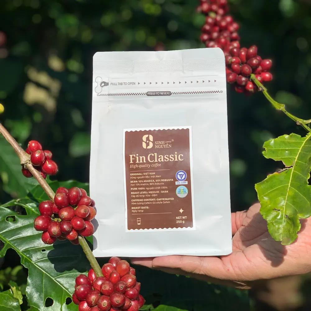 High Quality Vietnamese Coffee Beans For Wholesale Good Price Phin Coffee Chocolate Taste Customization Vietnam Manufacturer 1