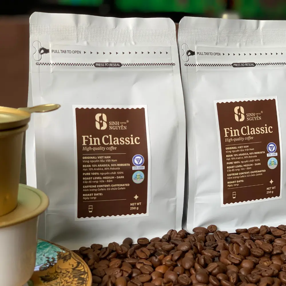 High Quality Vietnamese Coffee Beans For Wholesale Good Price Phin Coffee Chocolate Taste Customization Vietnam Manufacturer 3
