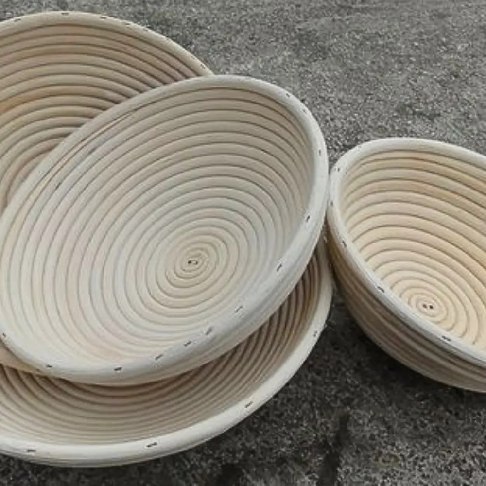 Home Decor Round Bamboo Storage Basket Loaf Storage Baskets For Organizing Kitchen Item Fast Delivery OEM ODM Made In Vietnam 4
