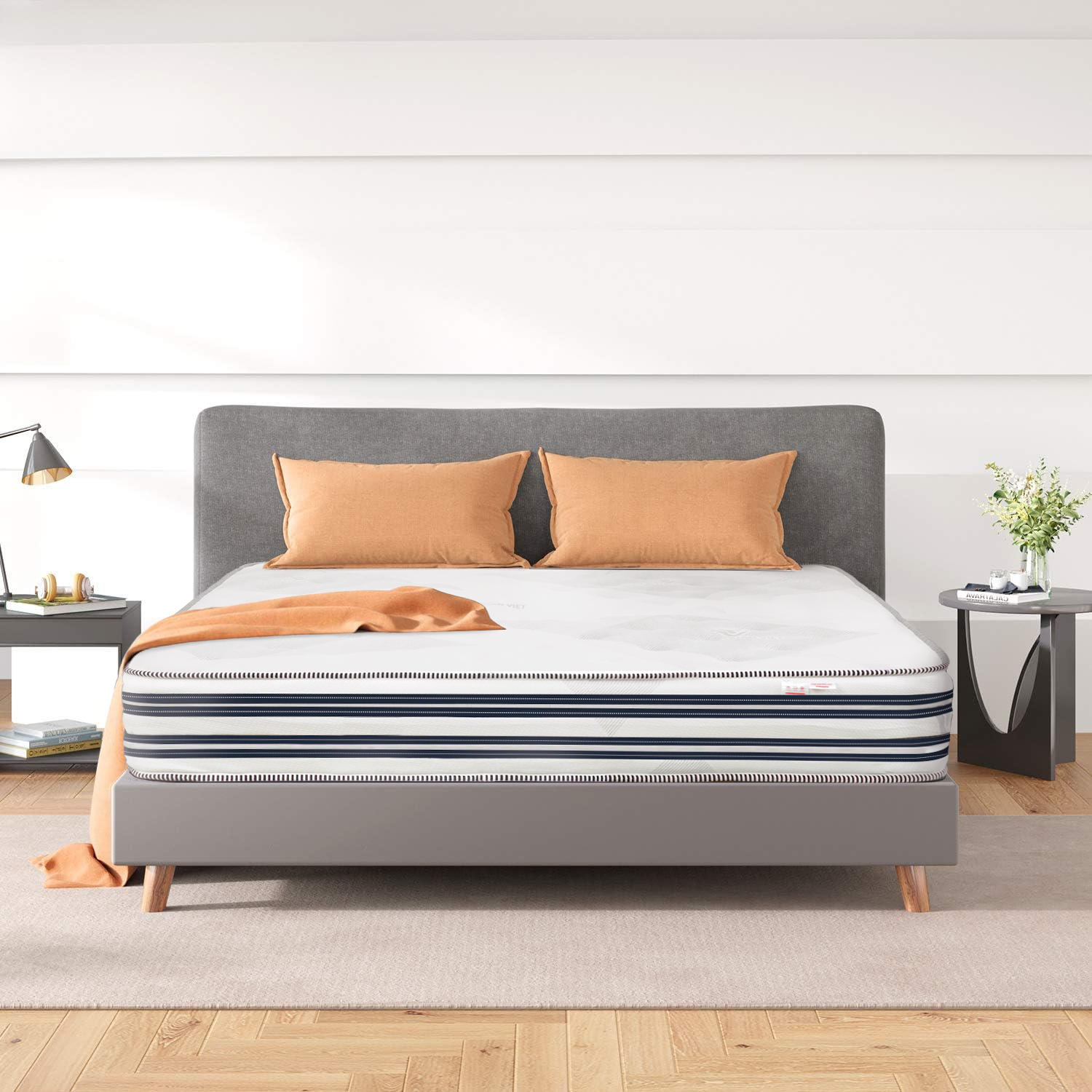 Independent Pocket Spring Mattress with High-Density Foam Comfortable Durable Breathable for Hotel and Home Bedroom Use 5