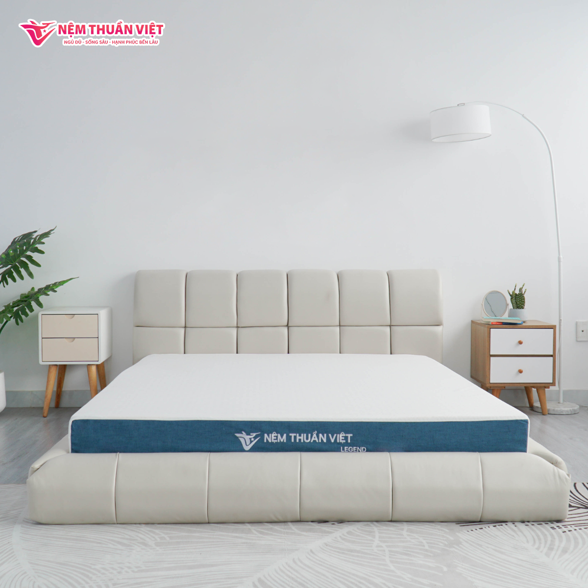 Legend Mattresses King-Size Bed with Pocket Spring Outstanding Ventilation and Enhanced Support for Bedroom Furniture 4