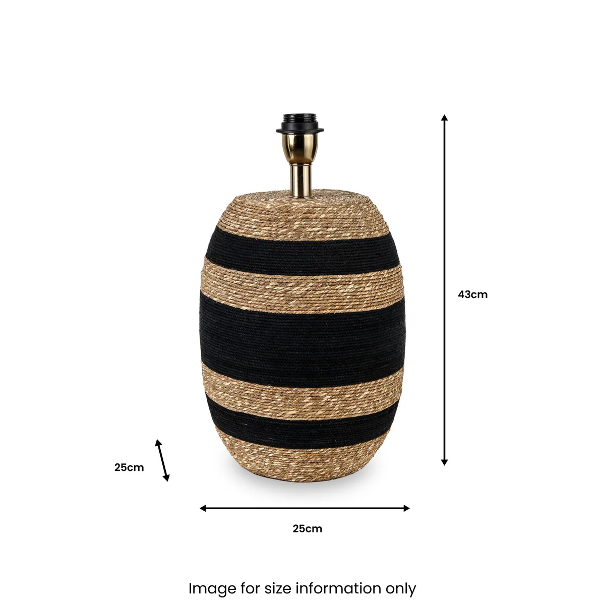 Lifestyle Black Sea Grass Tall Table Lamp, Lamps made from handmade materials, home decoration accessories, wholesale. 4
