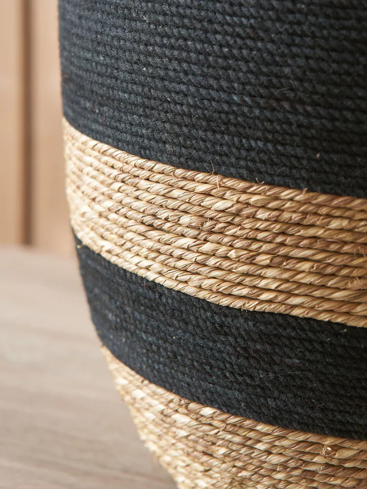 Lifestyle Black Sea Grass Tall Table Lamp, Lamps made from handmade materials, home decoration accessories, wholesale. 3