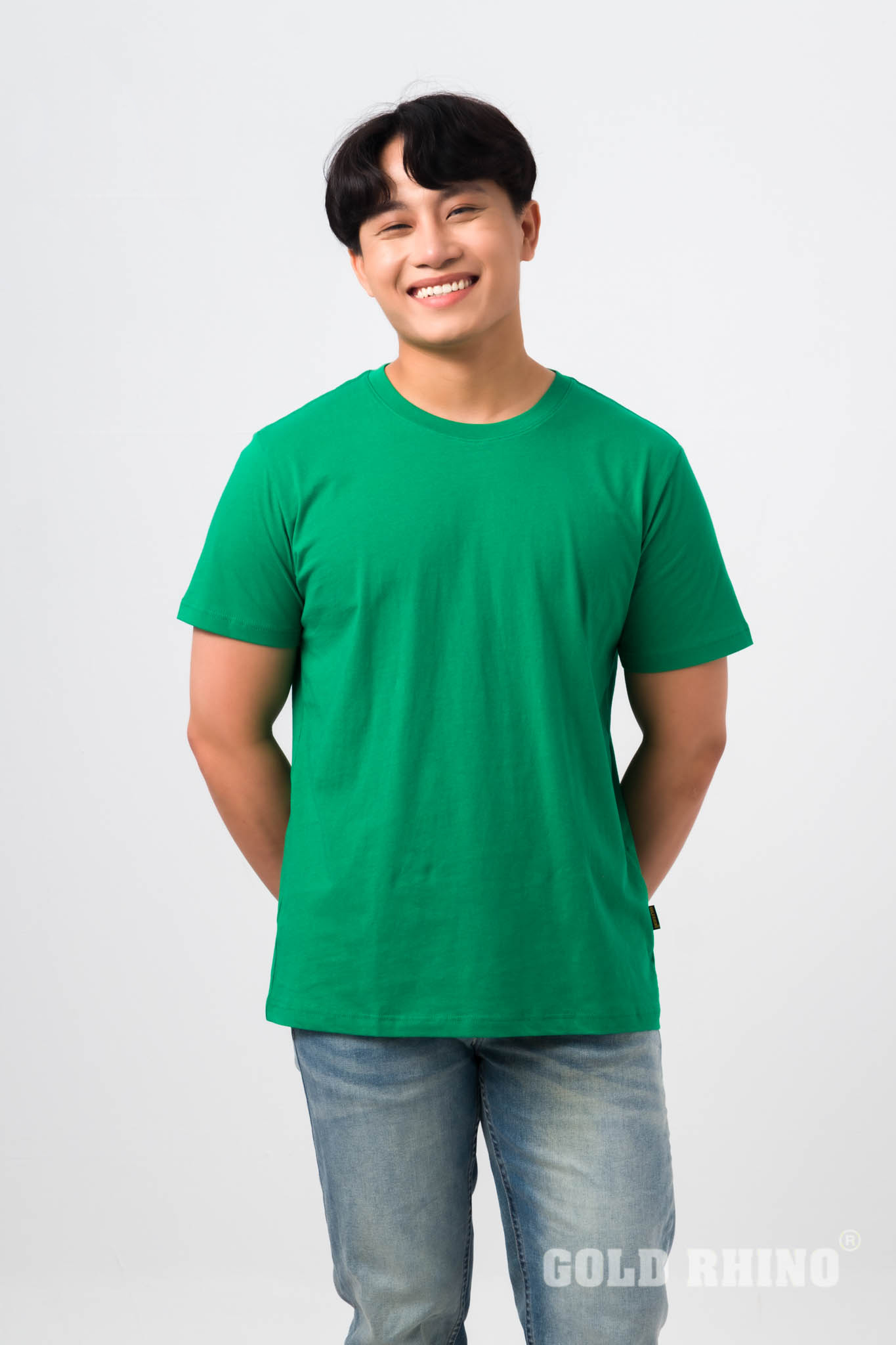 Men's Clothing Formal Man T-shirt 100% Cotton Street Style Gold Rhino T-shirts For Men OEM ODM T-shirt Manufacturer Vietnam 5