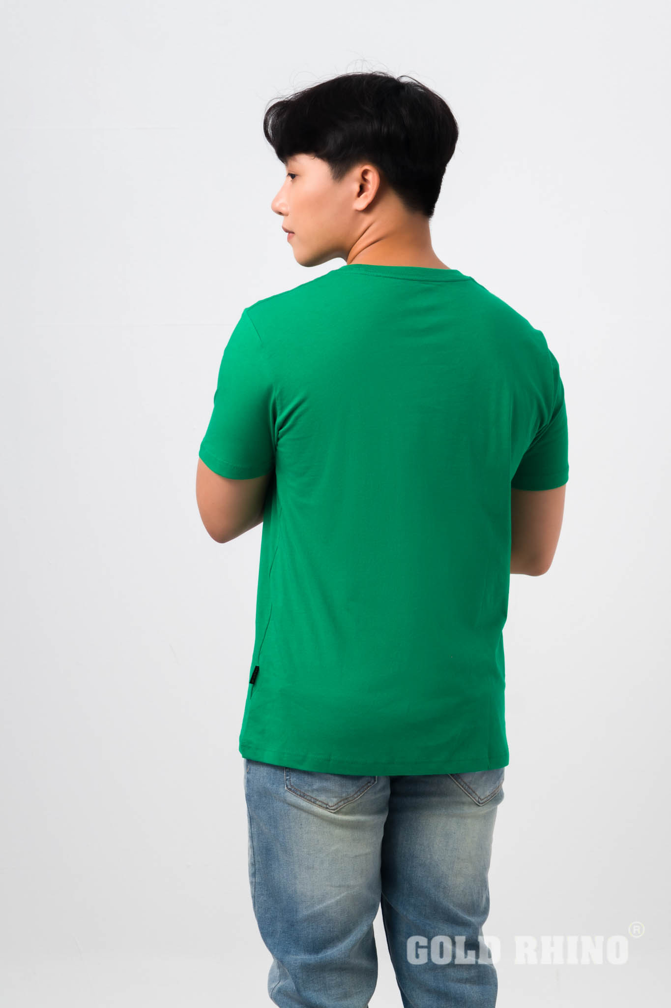 Men's Clothing Formal Man T-shirt 100% Cotton Street Style Gold Rhino T-shirts For Men OEM ODM T-shirt Manufacturer Vietnam 6