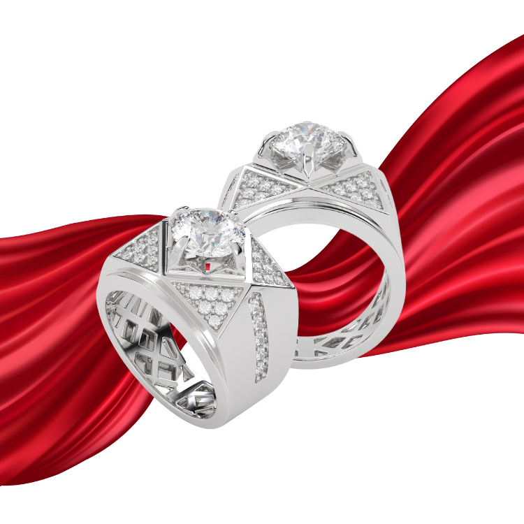 Mens Silver Ring Trendy Polished Silver Perfection For Men Ruby Customized Packaging Made In Vietnam Manufacturer 1
