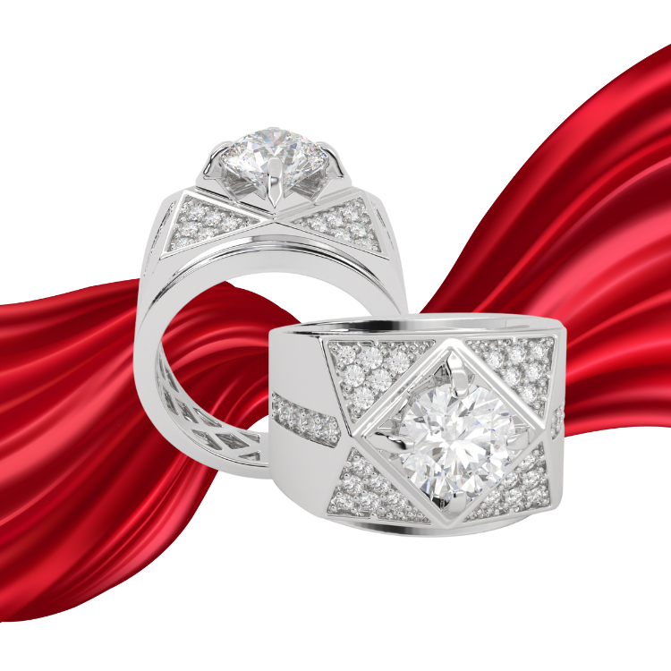 Mens Silver Ring Trendy Polished Silver Perfection For Men Ruby Customized Packaging Made In Vietnam Manufacturer 5